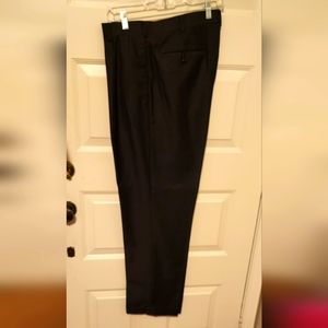 John Henry Men's Pleated Dress Pants Size 34 X 32 Black